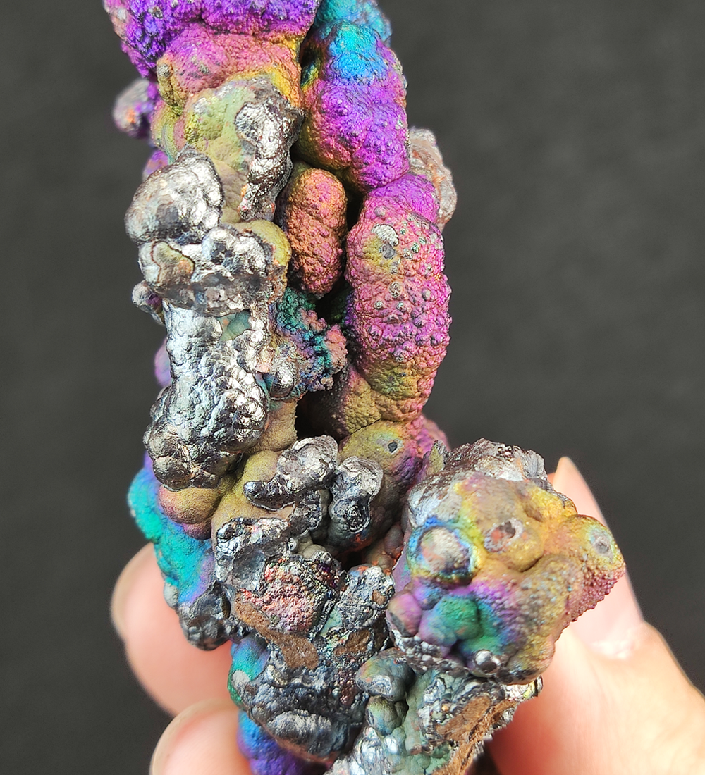 | Top premium rare Iridescent Goethite, Turgite, Hematite, Iridescent | COLOUR: silver, purple, blue, green | 100% natural color |