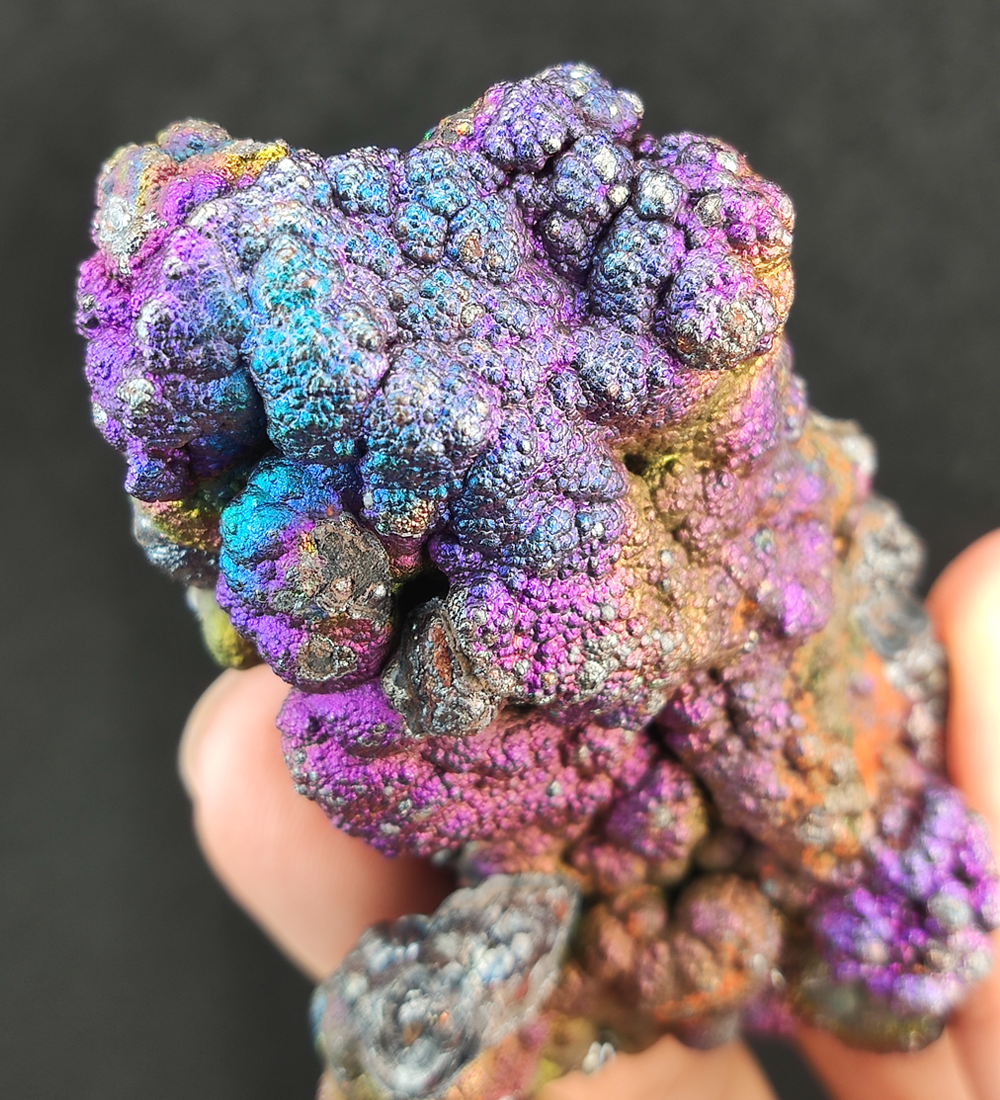 | Top premium rare Iridescent Goethite, Turgite, Hematite, Iridescent | COLOUR: silver, purple, blue, green | 100% natural color |