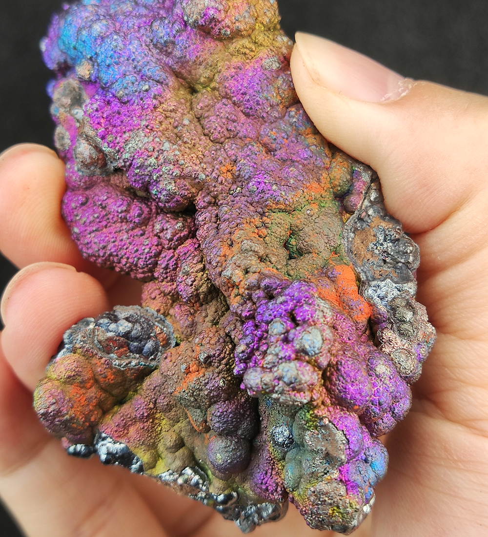 | Top premium rare Iridescent Goethite, Turgite, Hematite, Iridescent | COLOUR: silver, purple, blue, green | 100% natural color |