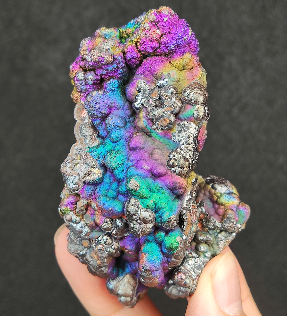 | Top premium rare Iridescent Goethite, Turgite, Hematite, Iridescent | COLOUR: silver, purple, blue, green | 100% natural color |