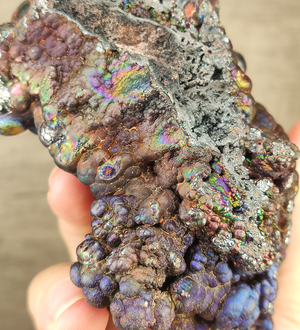 | Top premium rare Iridescent Goethite, Turgite, Hematite, Iridescent | COLOUR: Blue, Purple, Pink | 100% natural color |