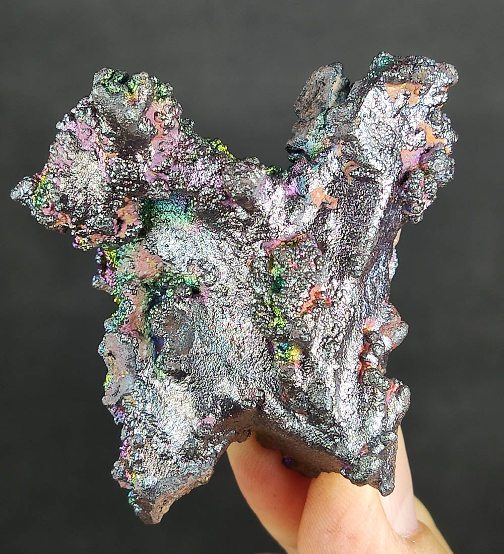 | Top premium rare Iridescent Goethite, Turgite, Hematite, Iridescent | COLOUR: pink, green,purple | 100% natural color |