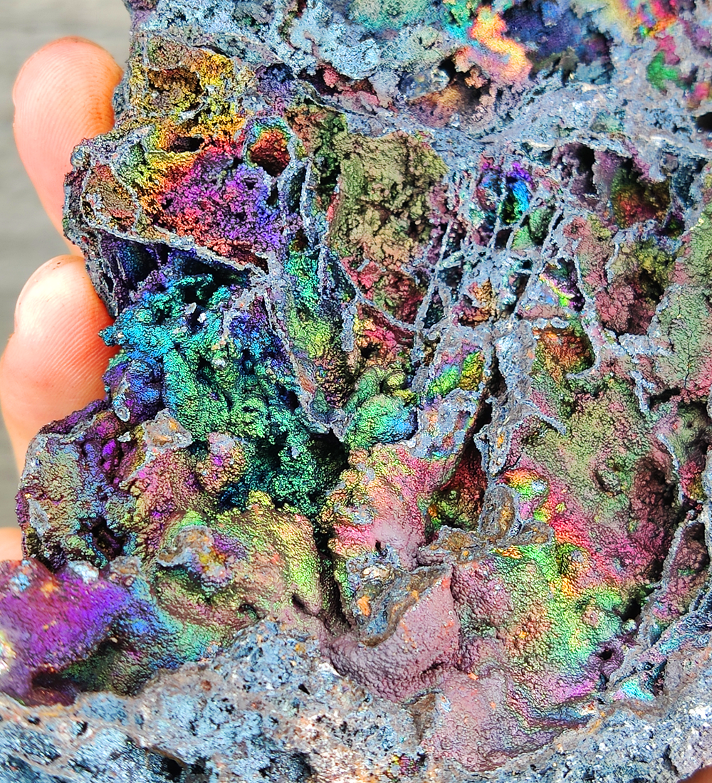 | Top premium rare Iridescent Goethite, Turgite, Hematite, Iridescent | COLOUR: Blue, Purple, Pink, Green| 100% natural color |