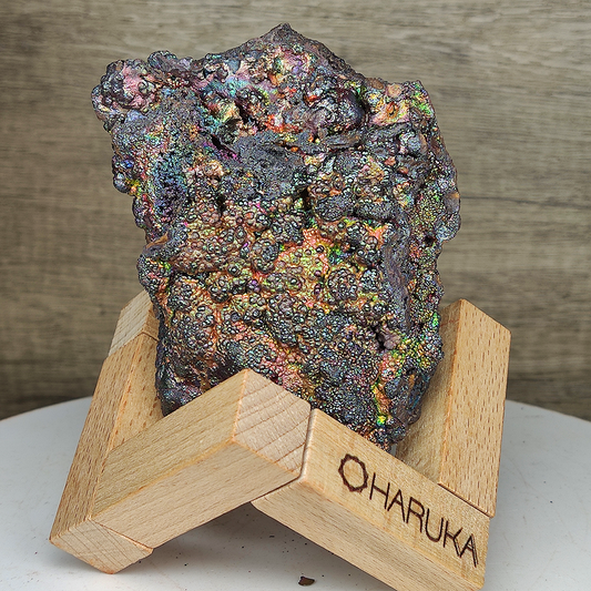 | Top premium rare Iridescent Goethite, Turgite, Hematite, Iridescent | COLOUR: Gold,Pink | 100% natural color |