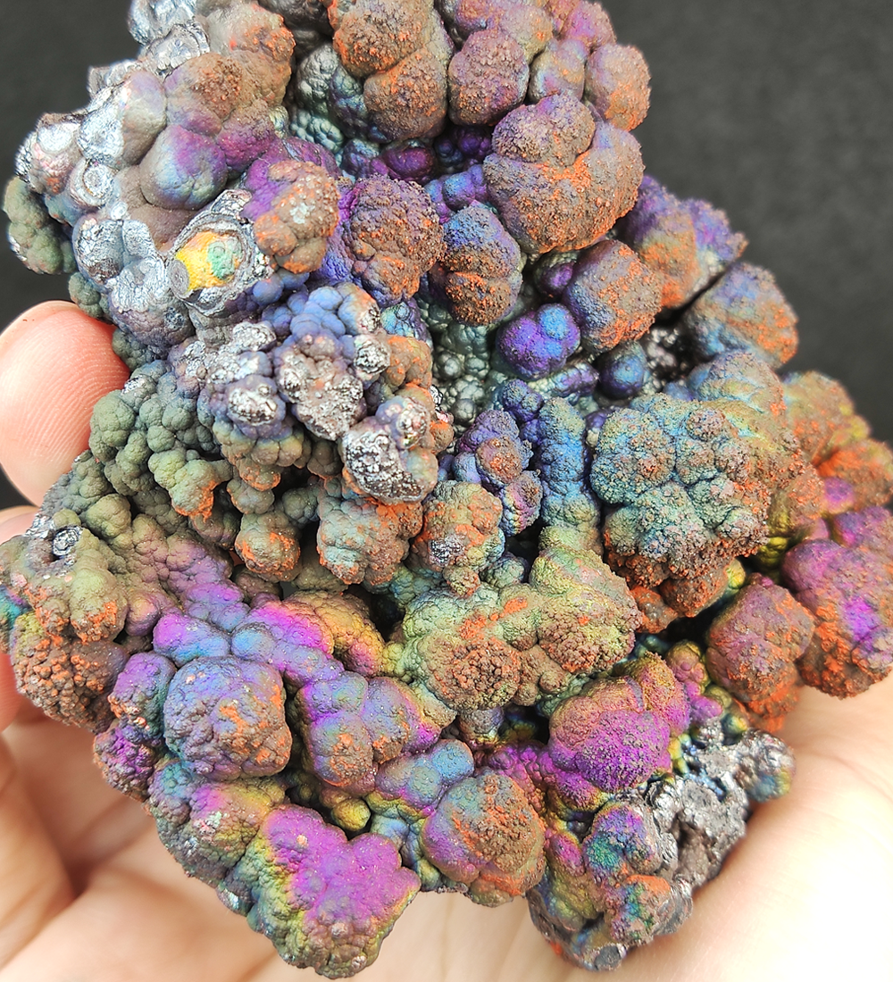 | Top premium rare Iridescent Goethite, Turgite, Hematite, Iridescent | COLOUR: silver, purple, blue, pink | 100% natural color |