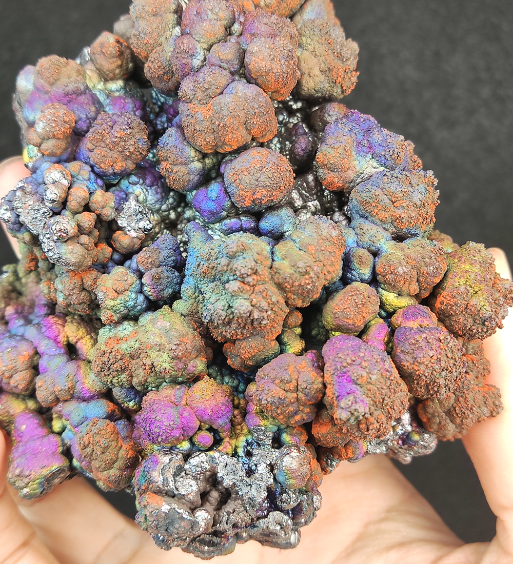 | Top premium rare Iridescent Goethite, Turgite, Hematite, Iridescent | COLOUR: silver, purple, blue, pink | 100% natural color |