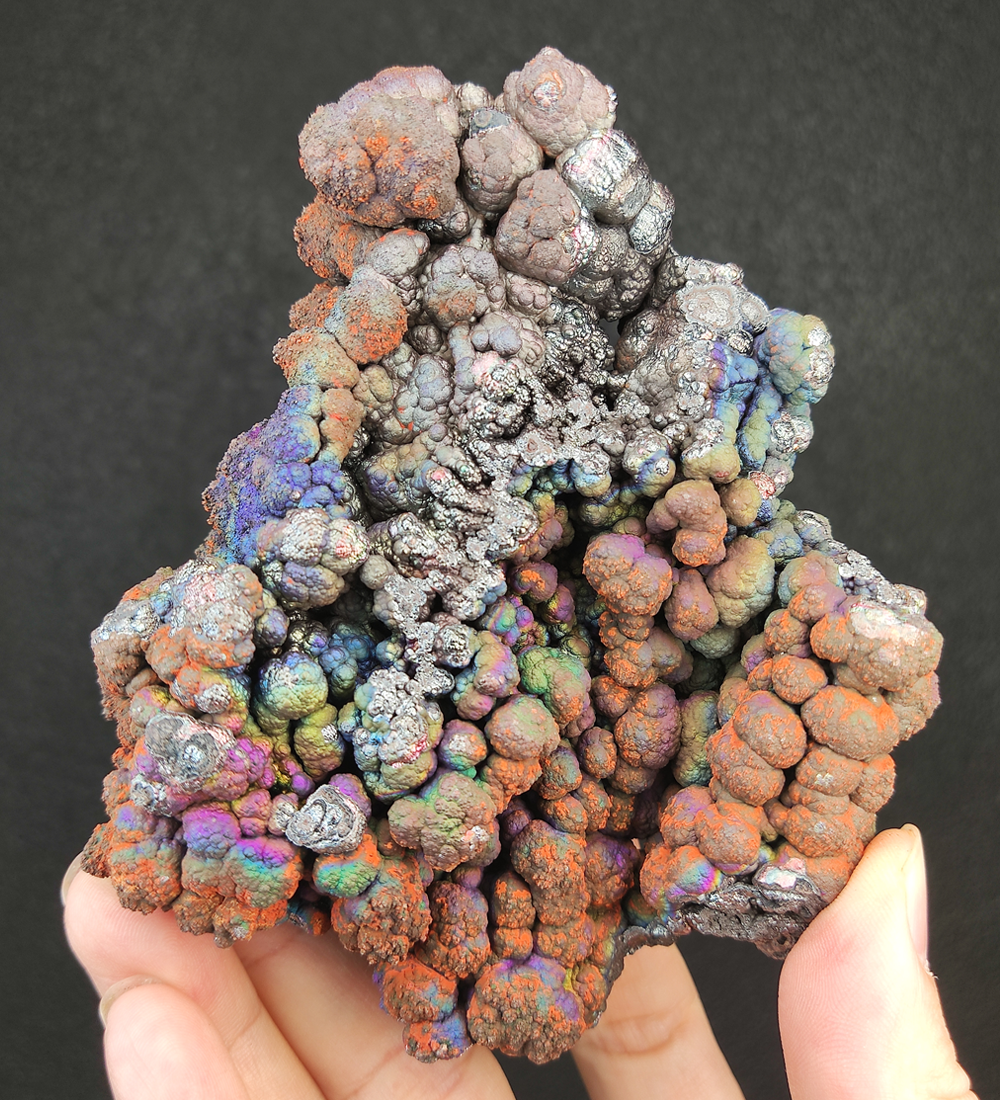 | Top premium rare Iridescent Goethite, Turgite, Hematite, Iridescent | COLOUR: silver, purple, blue, pink | 100% natural color |