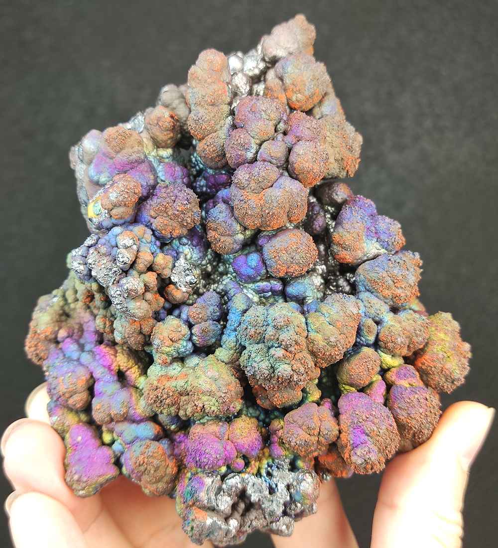 | Top premium rare Iridescent Goethite, Turgite, Hematite, Iridescent | COLOUR: silver, purple, blue, pink | 100% natural color |
