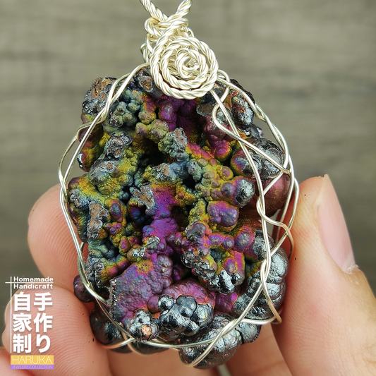 Premium Malaysia Natural Leklai Pendant | 4.1cm Quad-Color Core | Gold, Silver, Purple, Pink | All-Dimensional Energy Shield | Heavyweight Spec