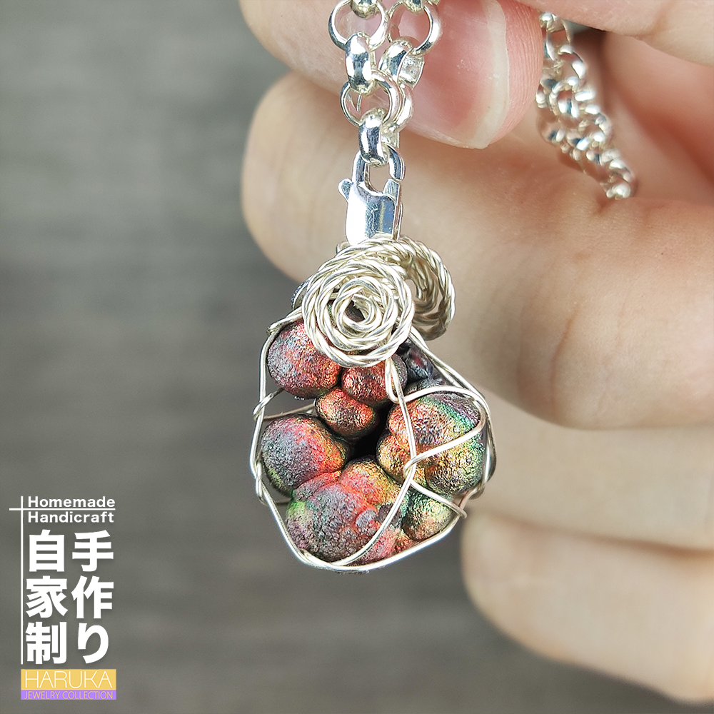 | 頂級 | 水滴系 | 紅金老料水滴珠 | 膽料 | 力泥 |活扣飾物 | 不包括銀鏈 |