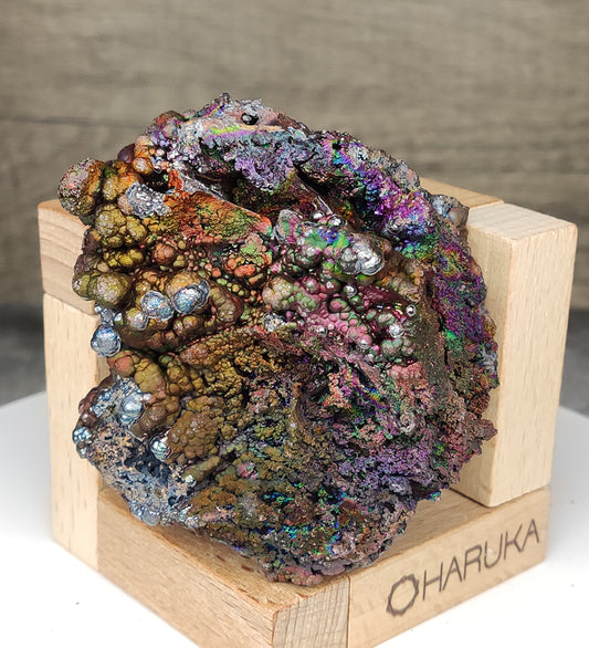 | Top premium rare Iridescent Goethite, Turgite, Hematite, Iridescent | COLOUR: Purple, orange, blue | 100% natural color |