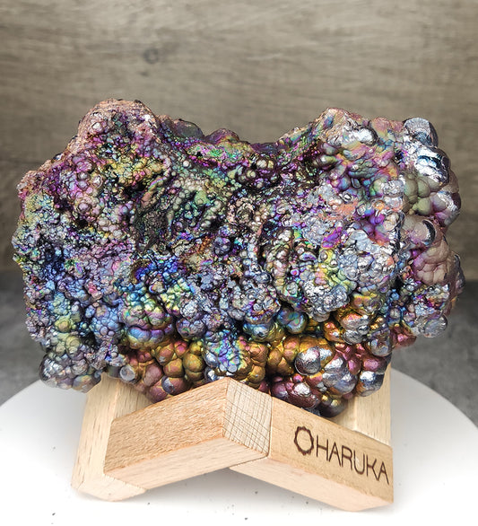 | Top premium rare Iridescent Goethite, Turgite, Hematite, Iridescent | COLOUR: Purple, Gold | 100% natural color |