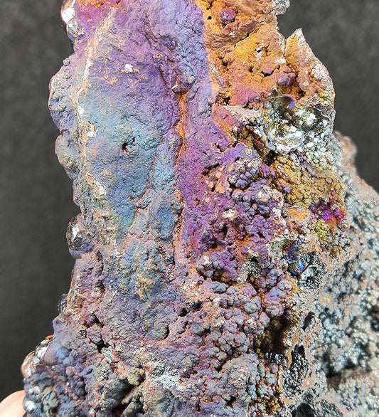 | Top premium rare Iridescent Goethite, Turgite, Hematite, Iridescent | COLOUR: Purple, Pink, Silver, Blue | 100% natural color |