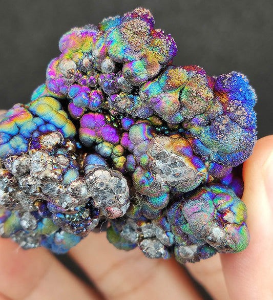 | Top premium rare Iridescent Goethite, Turgite, Hematite, Iridescent | COLOUR: Blue, Purple | 100% natural color |