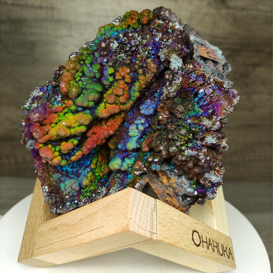 | Goethite Pendant Copper Wire Wrapped Gemstone Pendant | COLOUR: orange, gold, purple, green | 100% natural color |