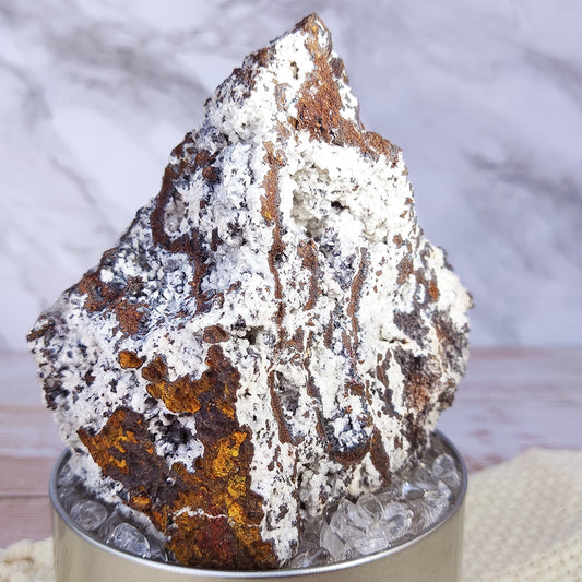 | Top premium rare Iridescent Goethite, Turgite, Hematite, Iridescent | COLOUR: with White Quartz| 100% natural color |