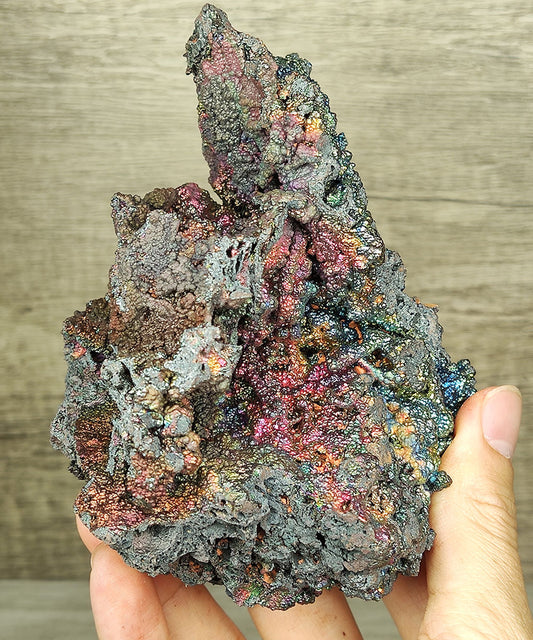 | Top premium rare Iridescent Goethite, Turgite, Hematite, Iridescent | COLOUR: Purple, Blue | 100% natural color |