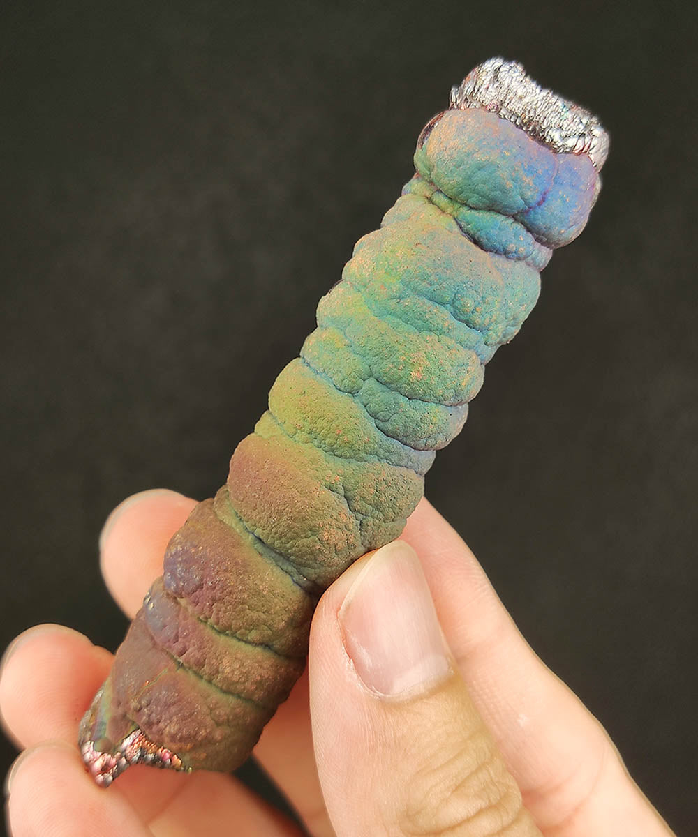 | 收藏級 | 亞嚕家大佛柱 (8cm) | 罕 : 紫綠色 | 能量高 - 指向性好 | 招財、癖邪、驅小人能量特別好 | 力泥活石 | 膽料 |