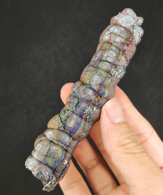 Premium Buddha Pillar Leklai | Rare "Money Eye" Manifestation x Multicolored Core | 11.6cm Wealth & Authority Anchor | Malaysia Natural Leklai
