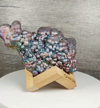 | Top premium rare Iridescent Goethite, Turgite, Hematite, Iridescent | COLOUR: Pink, Rainbow | 100% natural color |