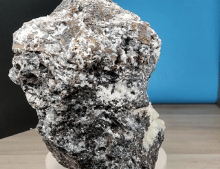 | 19KG | Top premium rare Iridescent Goethite, Turgite, Hematite, Iridescent | COLOUR: Goethite with White Quartz,Crystal | 100% natural color |