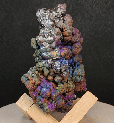 | Top premium rare Iridescent Goethite, Turgite, Hematite, Iridescent | COLOUR: silver, purple, blue, pink | 100% natural color |