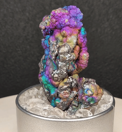 | Top premium rare Iridescent Goethite, Turgite, Hematite, Iridescent | COLOUR: silver, purple, blue, green | 100% natural color |