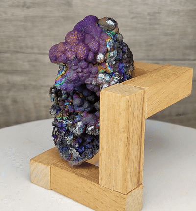 | Top premium rare Iridescent Goethite, Turgite, Hematite, Iridescent | COLOUR: Purple, Silver| 100% natural color |