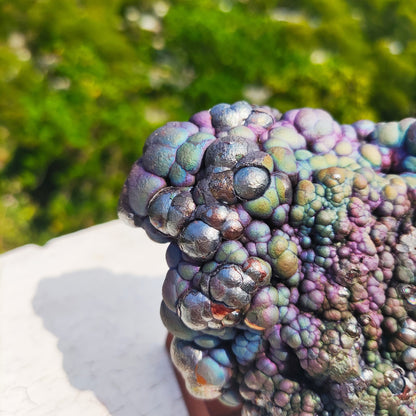 | Top premium rare Iridescent Goethite, Turgite, Hematite, Iridescent | COLOUR: Purple Green Blue | 100% natural color |