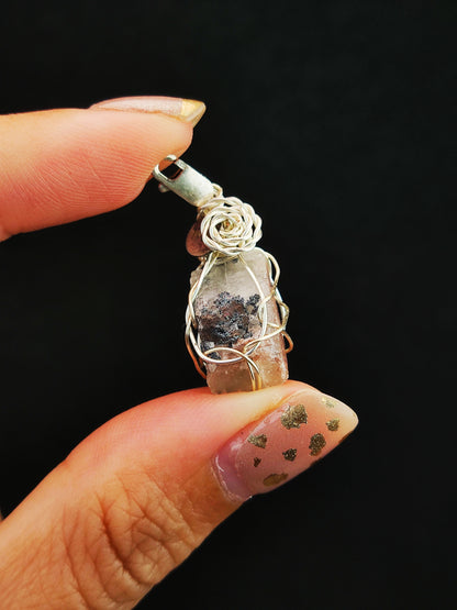 "Top Grade" Crystal Leklai Pendant | Rare "Clear Tooth" Form | Pure White Light Manifestation | Aura Purification, Focus & Deep Spiritual Calm | Malaysia Leklai