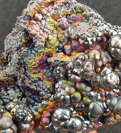 Goethite shape similar：Rainbow Sacred Beast | Top premium rare Iridescent Goethite, Turgite, Hematite, Iridescent | COLOUR: Colorful x pink x silver x gold| 100% natural color |