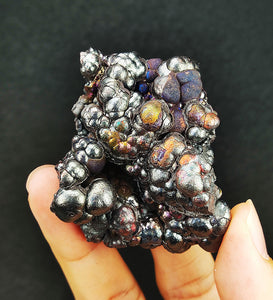 | Top premium rare Iridescent Goethite, Turgite, Hematite, Iridescent | COLOUR: Green, Silver | 100% natural color |