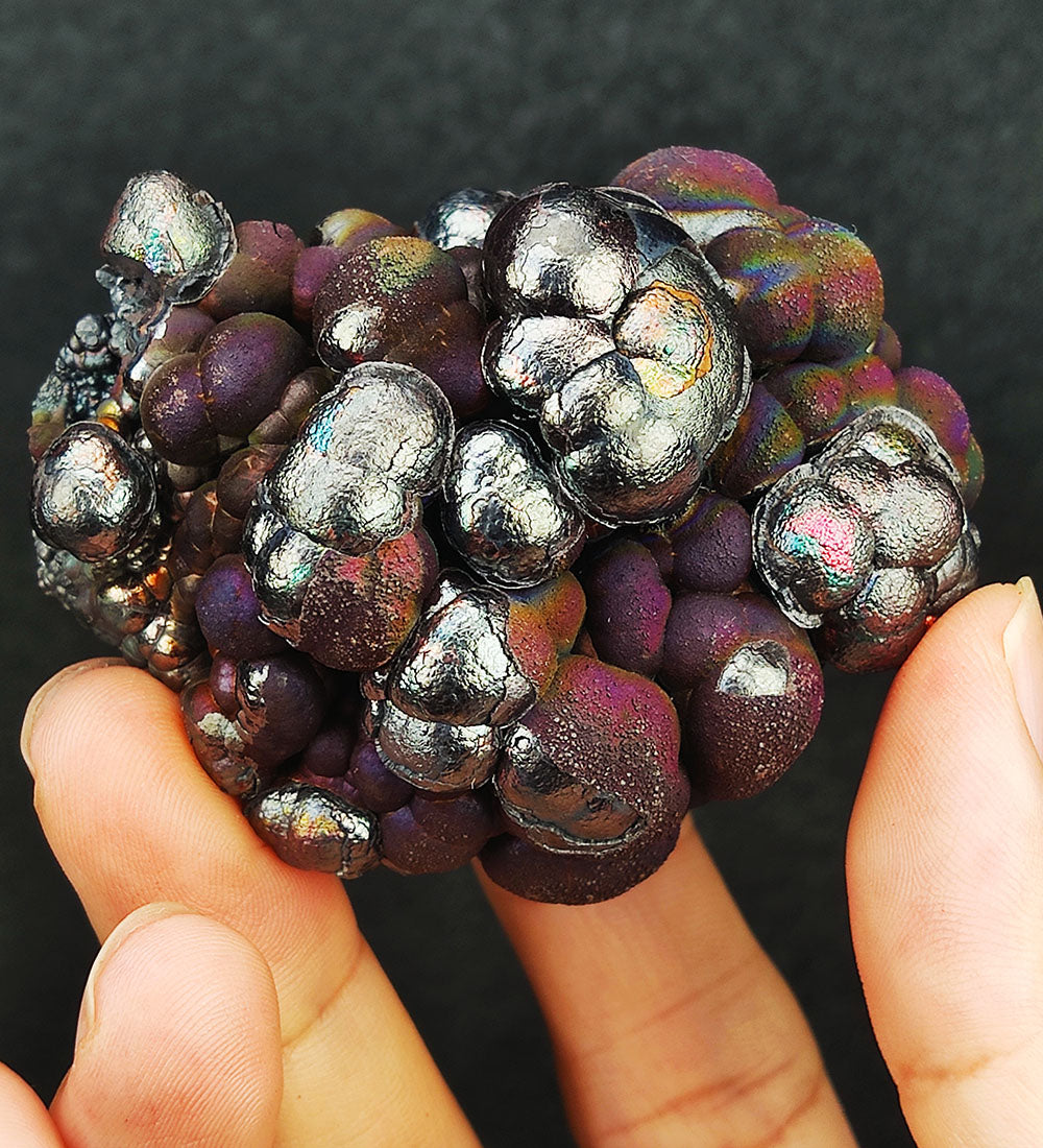 | Top premium rare Iridescent Goethite, Turgite, Hematite, Iridescent | COLOUR: Purple,Silver| 100% natural color | 