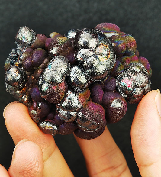 | Top premium rare Iridescent Goethite, Turgite, Hematite, Iridescent | COLOUR: Purple,Silver| 100% natural color | 
