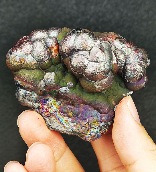 | Top premium rare Iridescent Goethite, Turgite, Hematite, Iridescent | COLOUR: Green, Rainbow, Silver| 100% natural color |