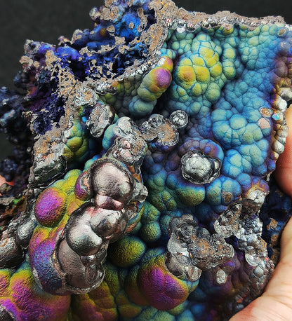 | Top premium rare Iridescent Goethite, Turgite, Hematite, Iridescent | COLOUR: Blue , Gold , purple, pink| 100% natural color |