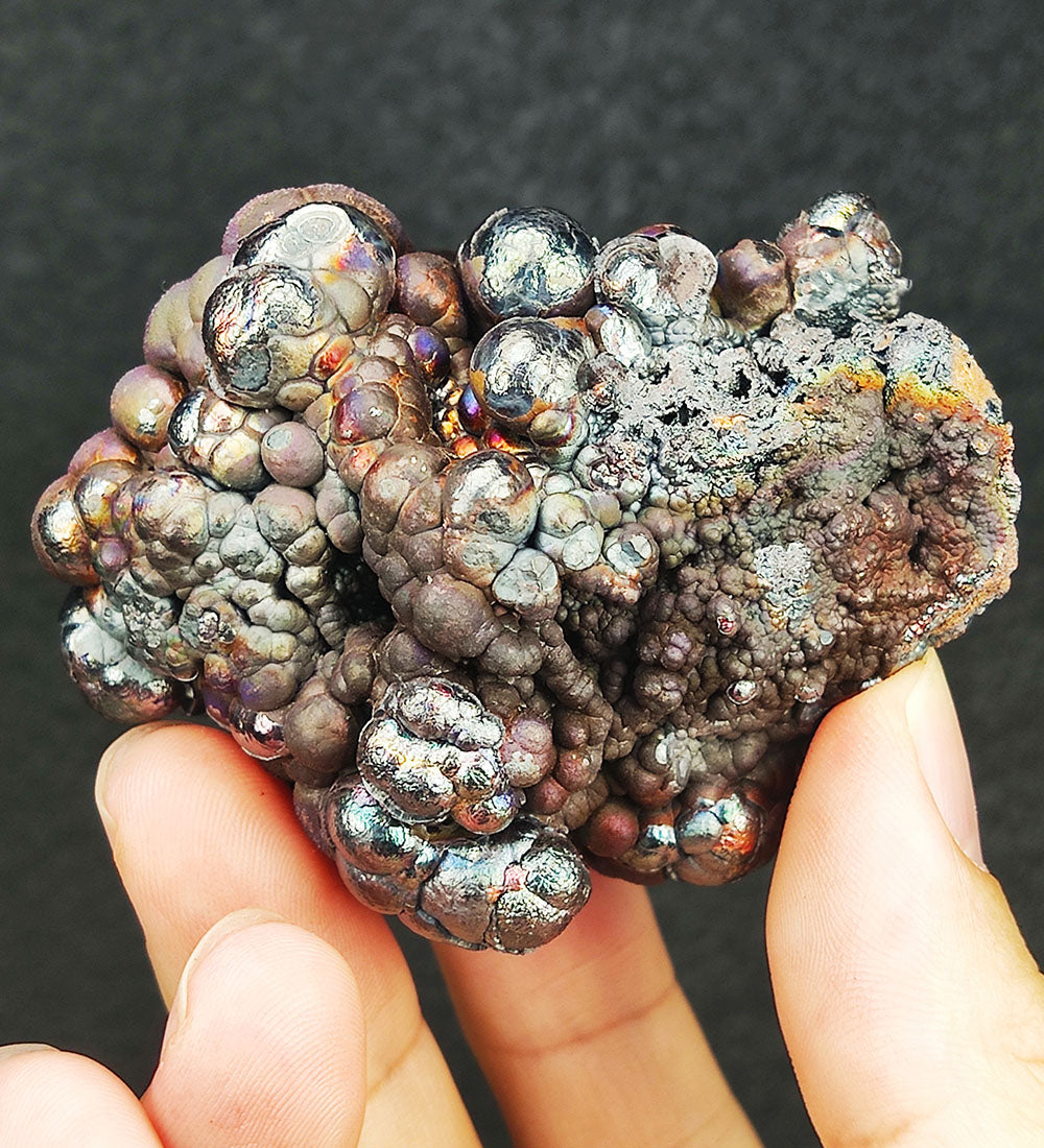 | Top premium rare Iridescent Goethite, Turgite, Hematite, Iridescent | COLOUR: Purple,Silver| 100% natural color | 