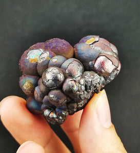 | Top premium rare Iridescent Goethite, Turgite, Hematite, Iridescent | COLOUR: purple blue x silver | 100% natural color |