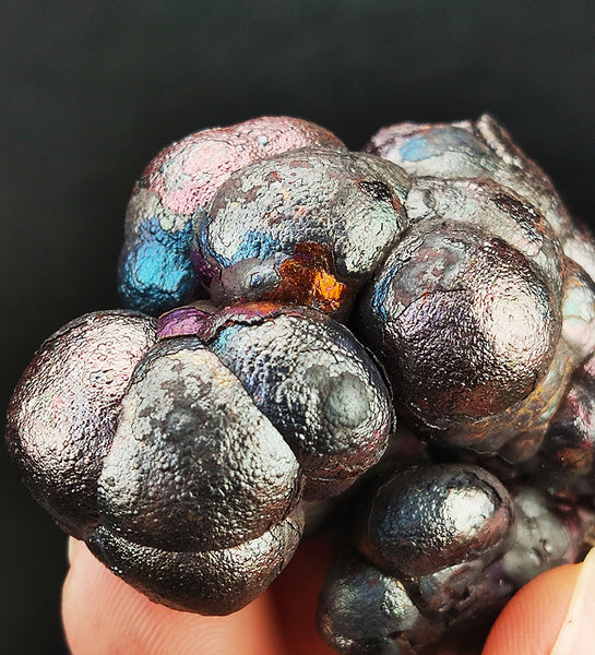 | Top premium rare Iridescent Goethite, Turgite, Hematite, Iridescent | COLOUR: Purple, blue, Silver | 100% natural color |