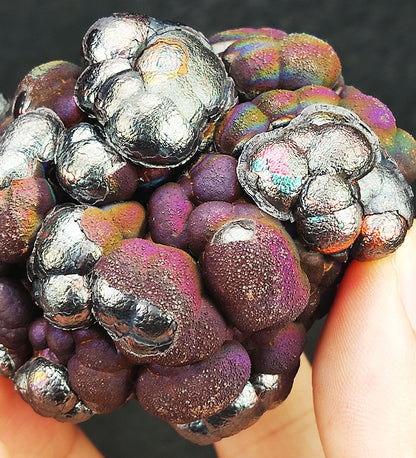 | Top premium rare Iridescent Goethite, Turgite, Hematite, Iridescent | COLOUR: Purple,Silver| 100% natural color | 