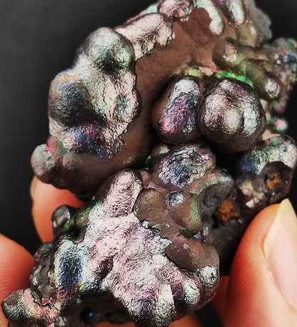 | Top premium rare Iridescent Goethite, Turgite, Hematite, Iridescent | COLOUR: Silver x Brown x Green | 100% natural color |