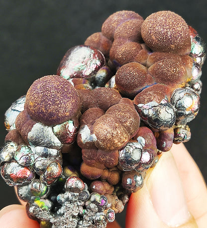 | Top premium rare Iridescent Goethite, Turgite, Hematite, Iridescent | COLOUR: brown, Pink, Silver | 100% natural color |