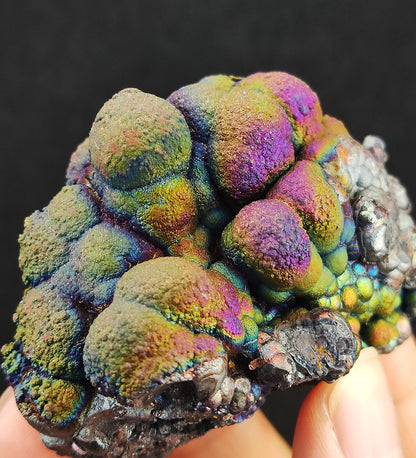 | Top premium rare Iridescent Goethite, Turgite, Hematite, Iridescent | COLOUR: Red x Blue x Silver x Gold x Green | 100% natural color |