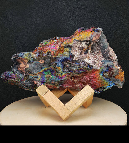 | Choice of Statement Decor |  Top premium rare Iridescent Goethite, Turgite, Hematite, Iridescent | COLOUR: rainbow x purple x green| 100% natural color  