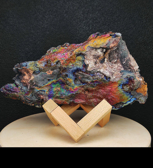 | Choice of Statement Decor |  Top premium rare Iridescent Goethite, Turgite, Hematite, Iridescent | COLOUR: rainbow x purple x green| 100% natural color  