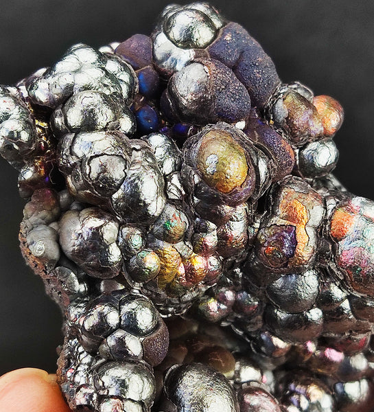 | Top premium rare Iridescent Goethite, Turgite, Hematite, Iridescent | COLOUR: Green, Silver | 100% natural color |