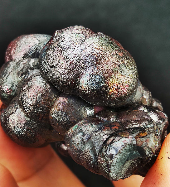 | Top premium rare Iridescent Goethite, Turgite, Hematite, Iridescent | COLOUR: Purple, blue, Silver | 100% natural color |