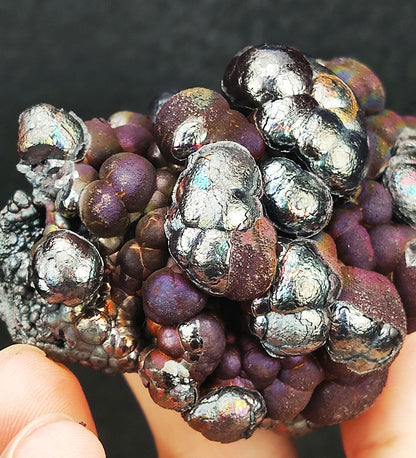 | Top premium rare Iridescent Goethite, Turgite, Hematite, Iridescent | COLOUR: Purple,Silver| 100% natural color | 