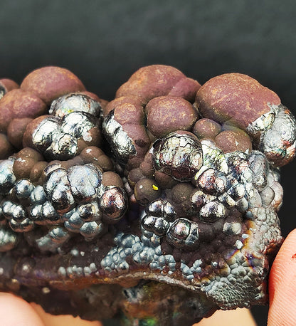 | Top premium rare Iridescent Goethite, Turgite, Hematite, Iridescent | COLOUR: Silver ,brown | 100% natural color |