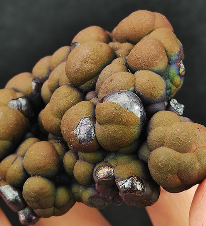 | Top premium rare Iridescent Goethite, Turgite, Hematite, Iridescent | COLOUR: Yellow Green x Silver x Rainbow| 100% natural color |